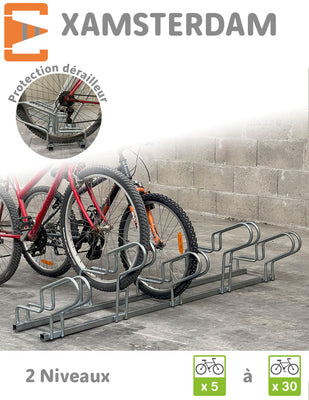 Râtelier Range Vélos XAMSTERDAM 5 à 30 places