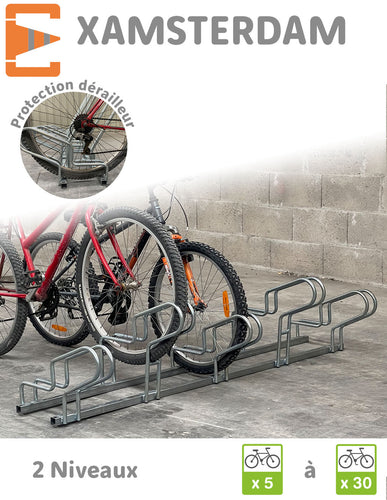 Râtelier Range Vélos XAMSTERDAM 5 à 30 places