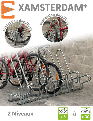 Râtelier Range Vélos XAMSTERDAM+ 5 à 30 places