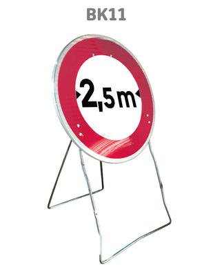 Panneau Temporaire BK11 Limitation de largeur
