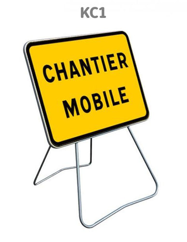 Panneau Temporaire KC1 Chantier Mobile