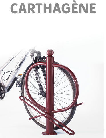 Support Vélos 2 places avec Arceau Antivol