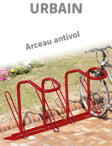 Support Vélos 2 et 4 places avec Arceau Antivol