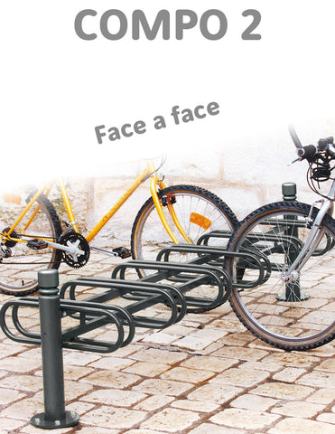 Racks Range Vélos COMPO2 Double Face 6 ou 12 places