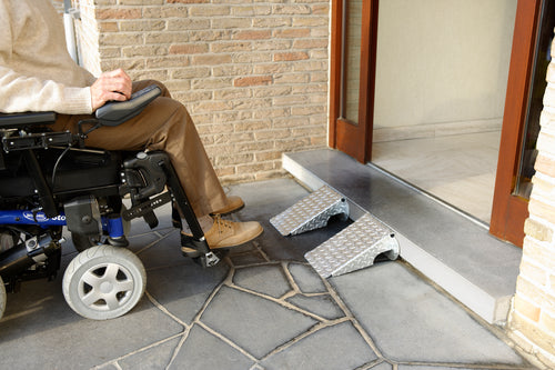 Rampe de trottoir acier galva 310 x 250 x H100mm