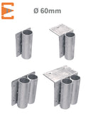 Douilles de fixation murale pour barrières de quai  EQUIPEMENTECH