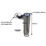 fourreau amovibilité 60 mm