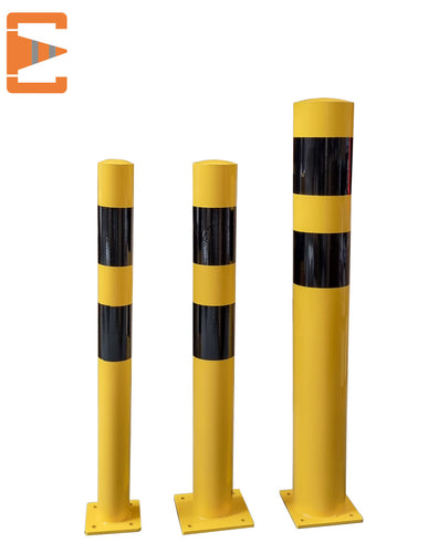 Poteau de protection Jaune Noir EQUIPEMENTECH
