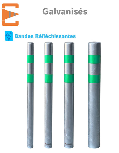 poteau protection sceller galva