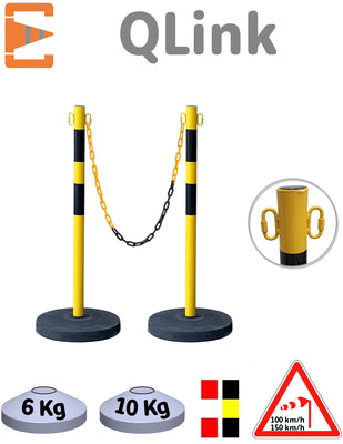 poteau chantier metal