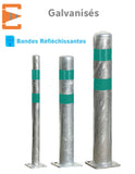 Poteaux de Protection Galva bandes Vertes