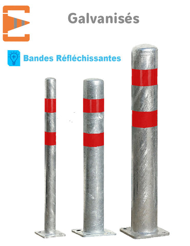 Poteau de protection acier galva EQUIPEMENTECH