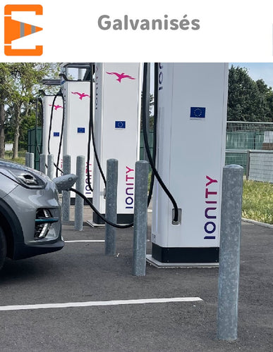 potelet carrefour sceller galva