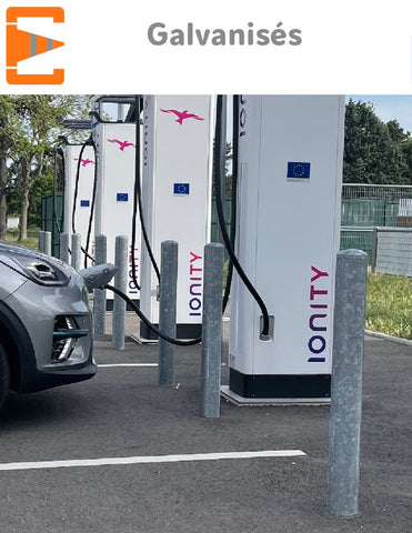 potelet carrefour sceller galva