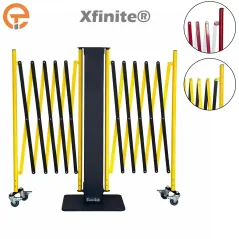 Barrières extensibles Xfinite® Double face sur poteau