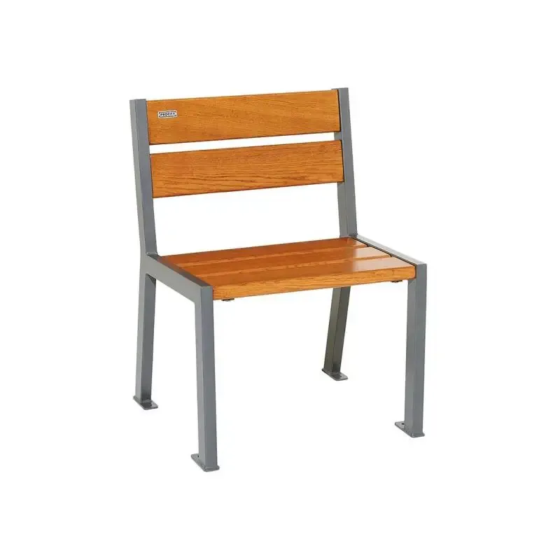 Banc Public Acier Bois Silaos®