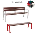 Banc Public Acier Plastique recyclé Silaos®