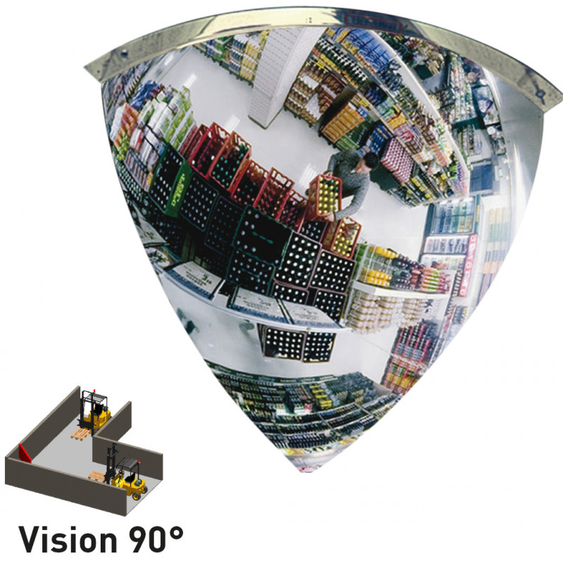 Miroir de surveillance hémisphérique