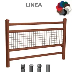 Barrière de ville Contemporaine grillagée 1572 mm
