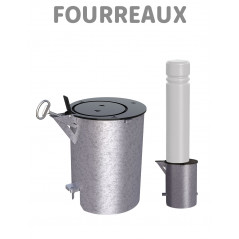 Fourreau d’amovibilité verrouillable pour bornes anti stationnement