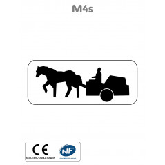 Panonceau Véhicule à Traction Animale M4s