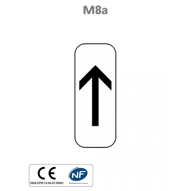 Panonceau Début de Section de Stationnement M8a