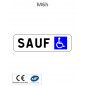 Panonceau Stationnement Réservé Handicapé M6h