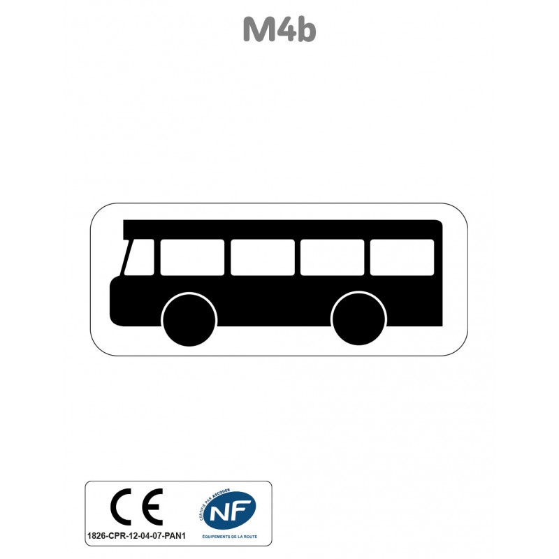 Panonceau Bus M4b