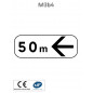 Panonceau Directionnel avec distance M3b4