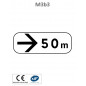 Panonceau Directionnel avec distance M3b3