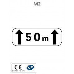 Panonceau d'Étendue M2