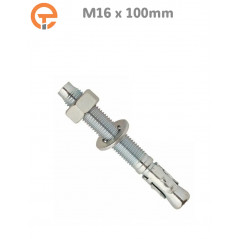 Goujon d'ancrage M16 x 100 mm