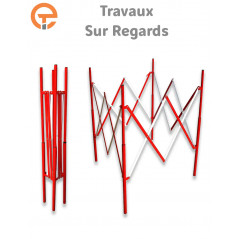 Barrière de Regard carrée extensible