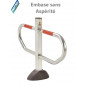 Poteau arceau de parking Papillon pied central