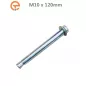 Boulon d’ancrage M10 x 120 mm