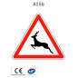 Panneau A15b Passage d'animaux sauvages