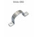 Brides de fixation pour poteau D. 60 mm