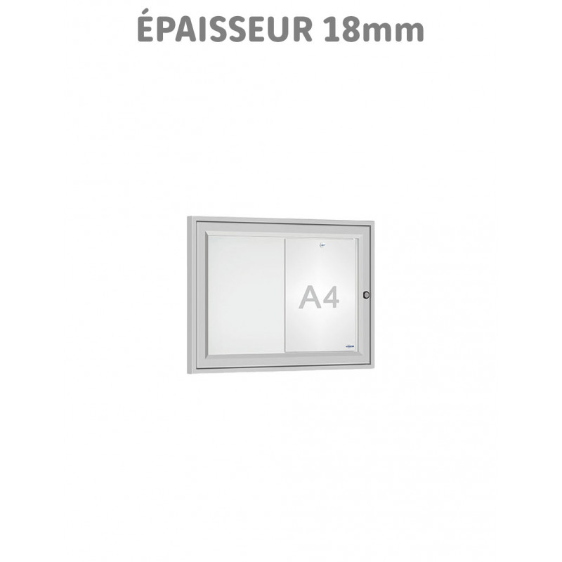Vitrine d’affichage intérieur 2 à 9 feuilles A4