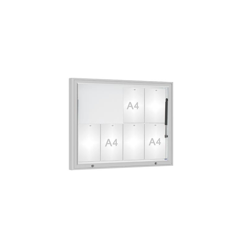 Vitrine extérieure porte levante 8 à 27 feuilles A4