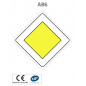 Panneau AB6 Route prioritaire