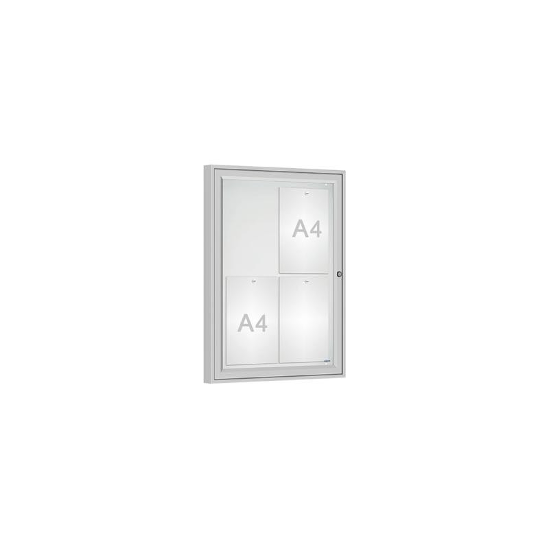 Vitrine extérieure porte battante 4 à 16 feuilles A4
