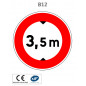 Panneau B12 Limitation de hauteur