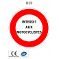 Panneau B19 Autres interdictions