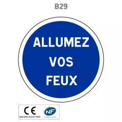 Panneau B29 Autres obligations
