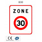 Panneau B30 Entrée dans une zone 30 km/h
