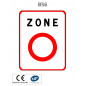 Panneau B56 Entrée de zone de circulation restreinte