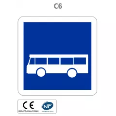 Panneau C6 Arrêt d’autobus