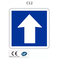 Panneau C12 Circulation à sens unique