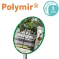 Miroir routier multi-usages cadre vert