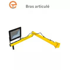 Bras articulé projecteur de quai